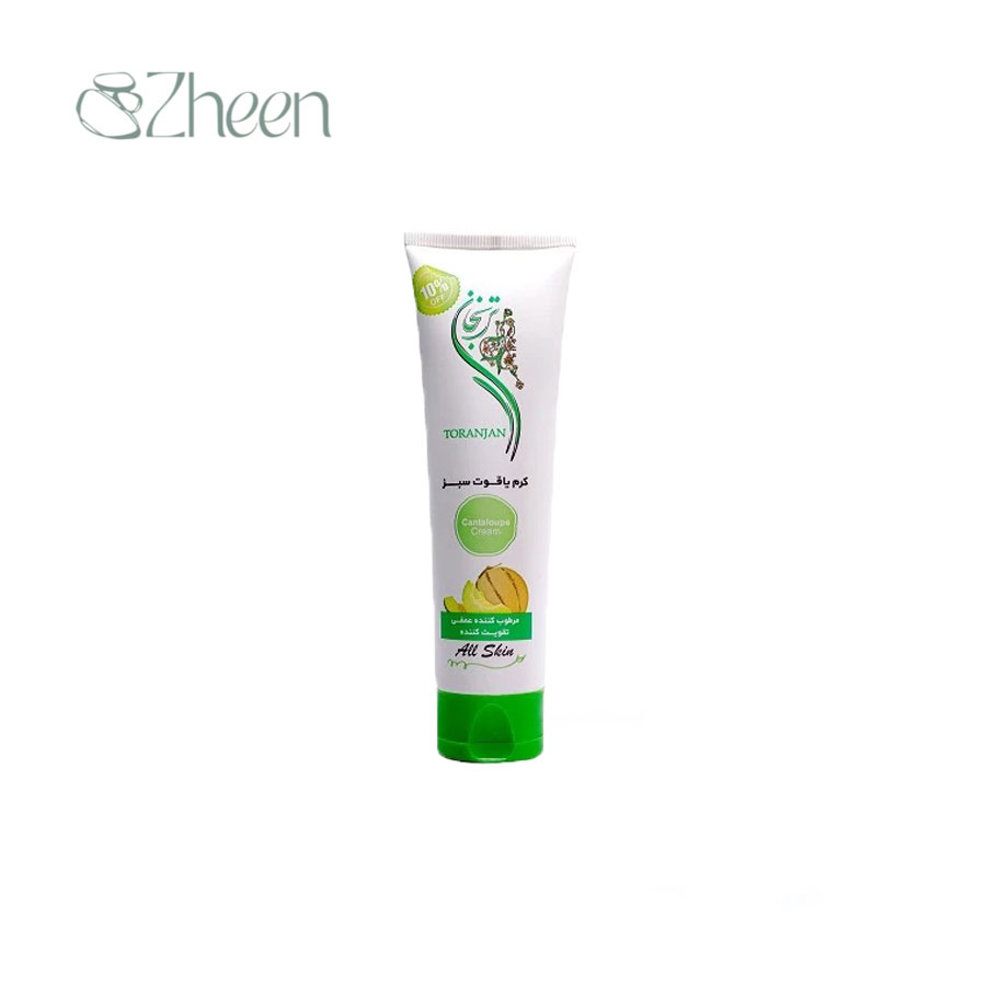 کرم مرطوب کننده عمقی مدل یاقوت سبز ترنجان حاوی عصاره طالبی